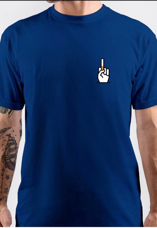 Middle Finger Cigarette T-Shirt - Image 2