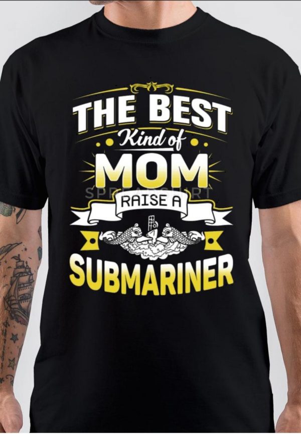 Submariner Mom Black T-Shirt