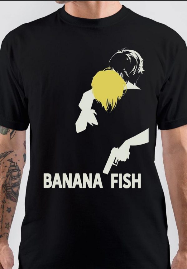 Banana Fish Black T-Shirt