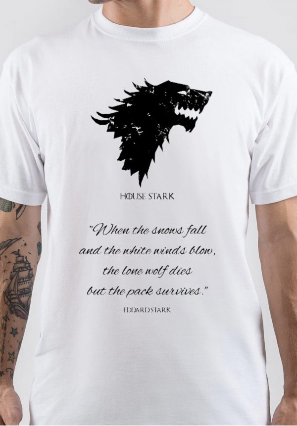 House Stark Game Of Thrones T-Shirt