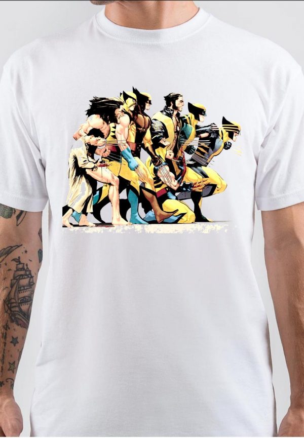 Evolution Of Wolverine T-Shirt - Image 3