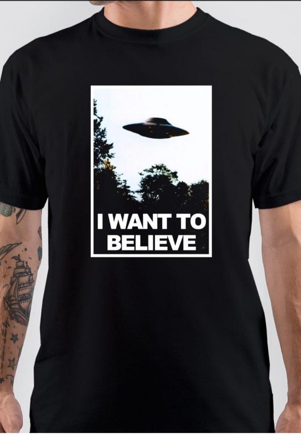 I Want To Believe UFO Alien T-Shirt