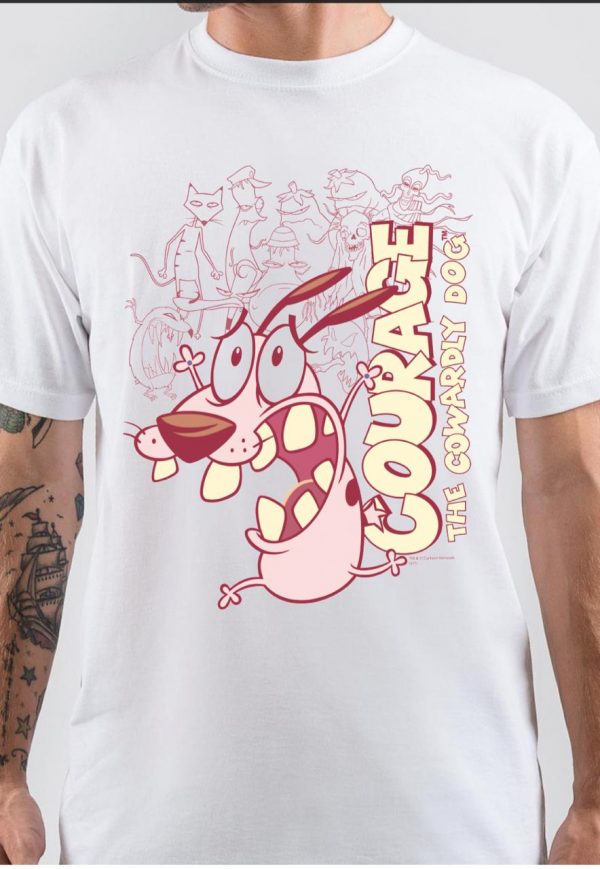 Courage the Cowardly Dog T-Shirt - Image 3