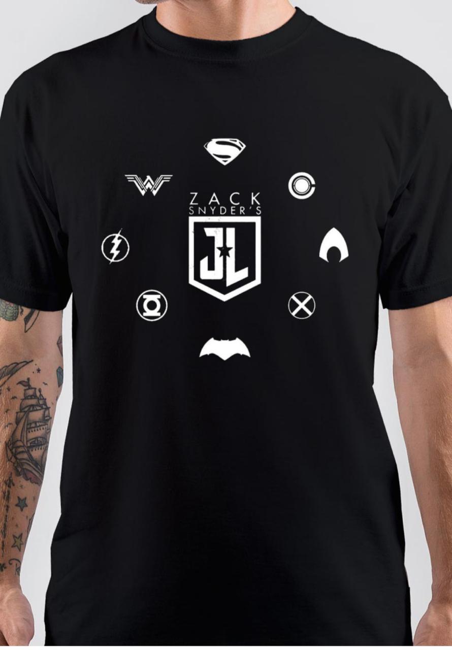 zack snyder justice league t shirt