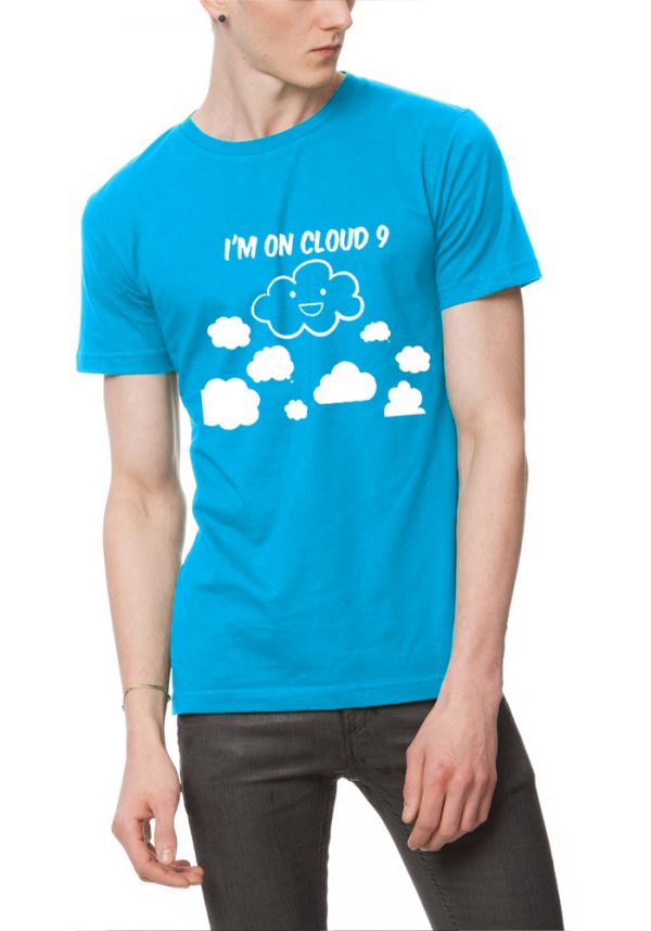 I'm on cloud 9 Half Sleeve T-Shirt - Image 3