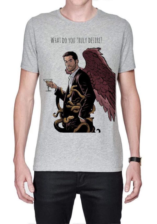 Lucifer Desenho T-Shirt