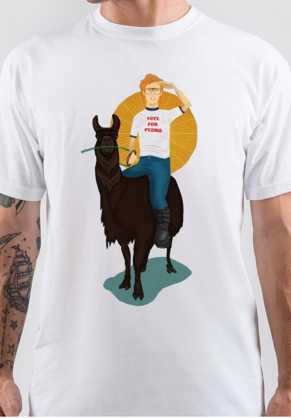 Vote For Pedro Lama White T-Shirt