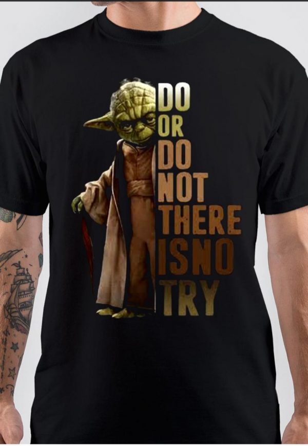 Master Yoda Black T-Shirt