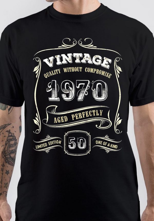 Vintage 1970 50th Birthday T-Shirt