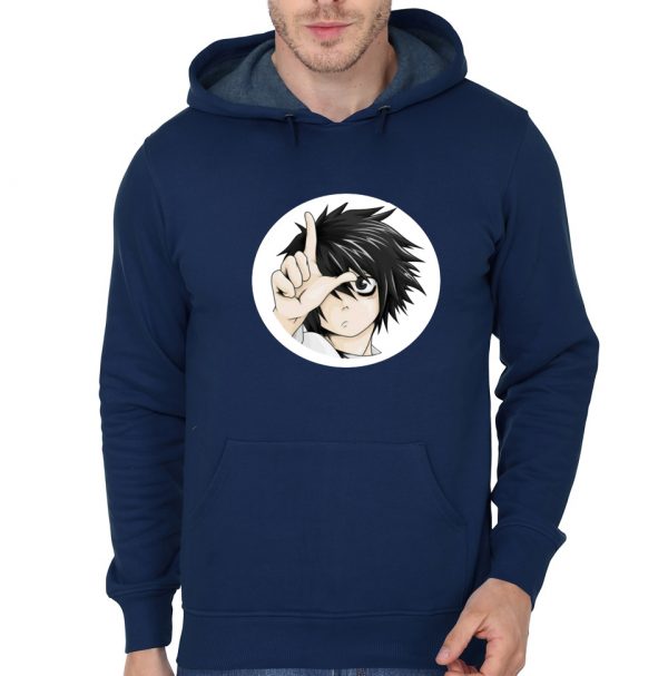 Death Note L for Loser - Gift for Death Note Fan Hoodie - Image 3