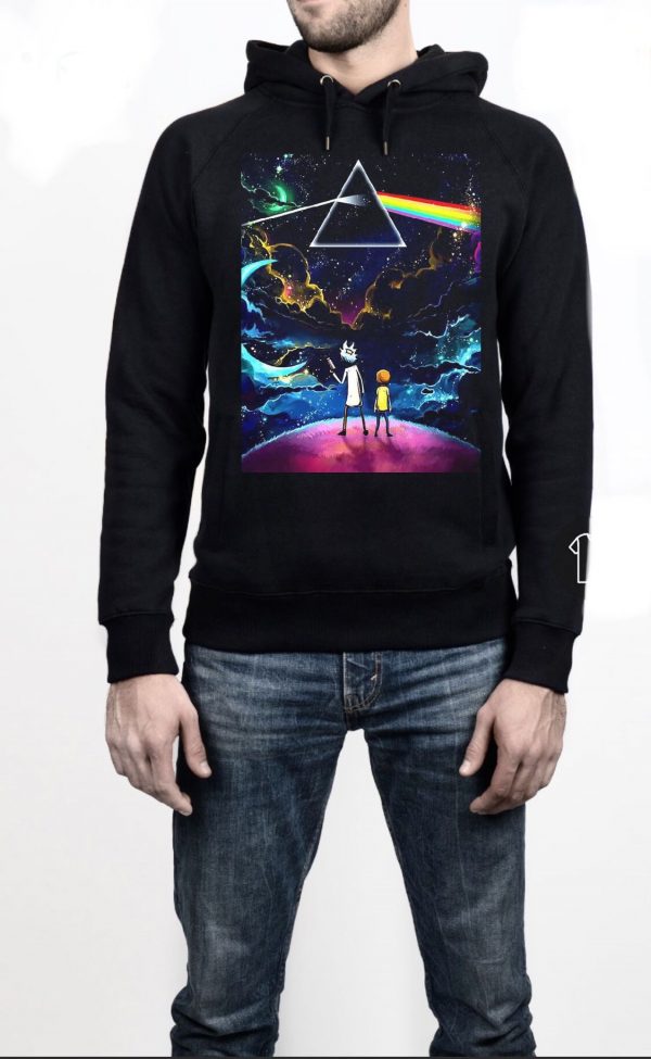 Rick And Morty Pink Floyd Hoodie