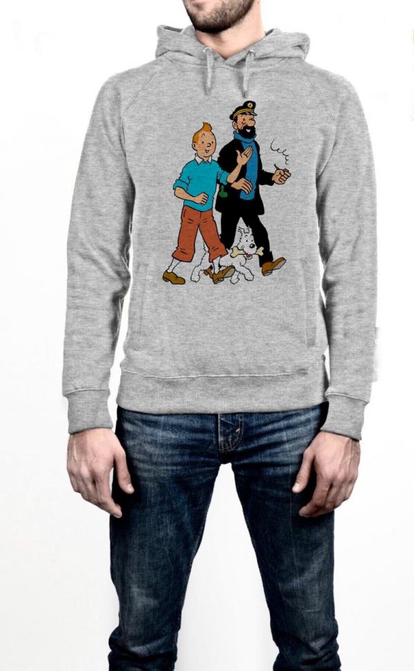 Tintin And Captain Haddock Hoodie