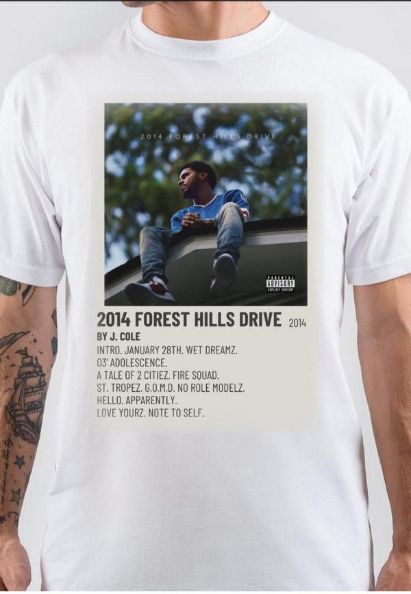 J Cole Forest Hill Drive T-Shirt