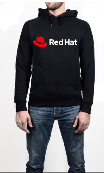 Red deals hat hoodie