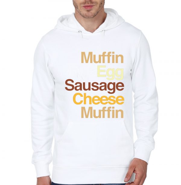 Muffin Egg Sausage Cheese Hoodie