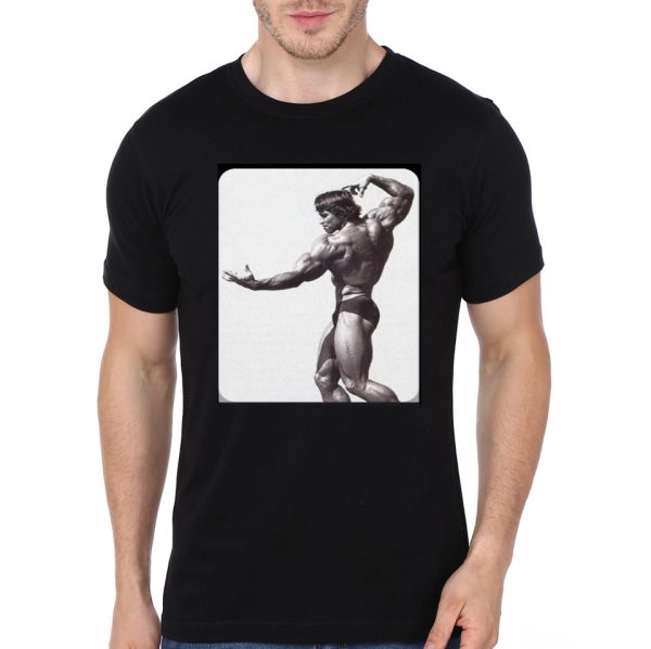 Arnold Schwarzenegger Half Sleeve Black T-Shirt