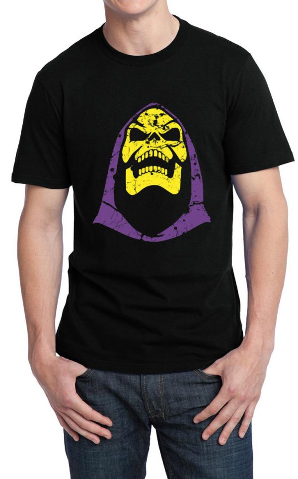 Skeletor Half Sleeve Black T-Shirt