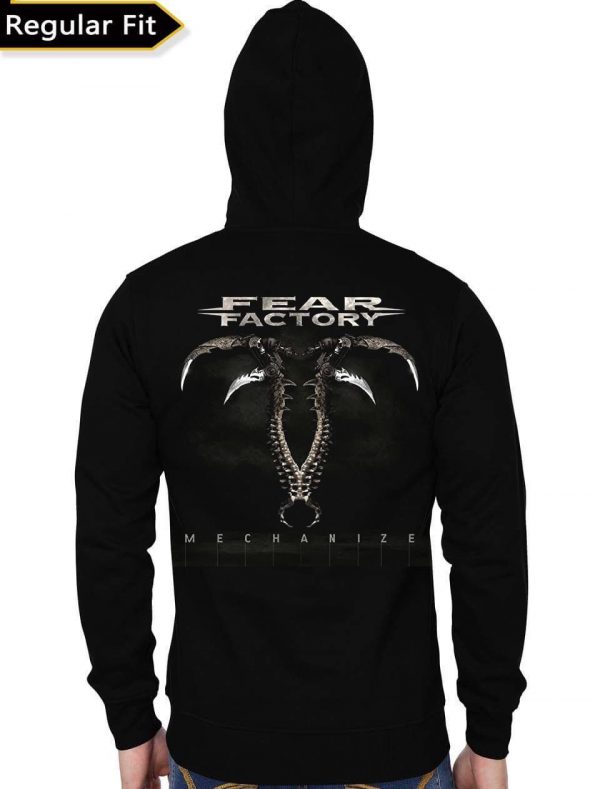 Fear Factory Black Hoodie - Image 3