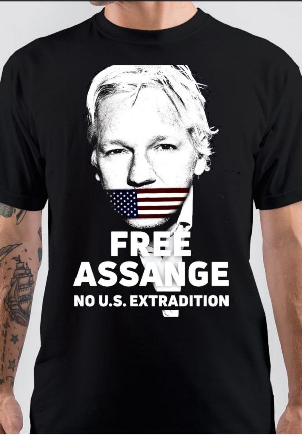 Free Assange No US Extradition T-Shirt