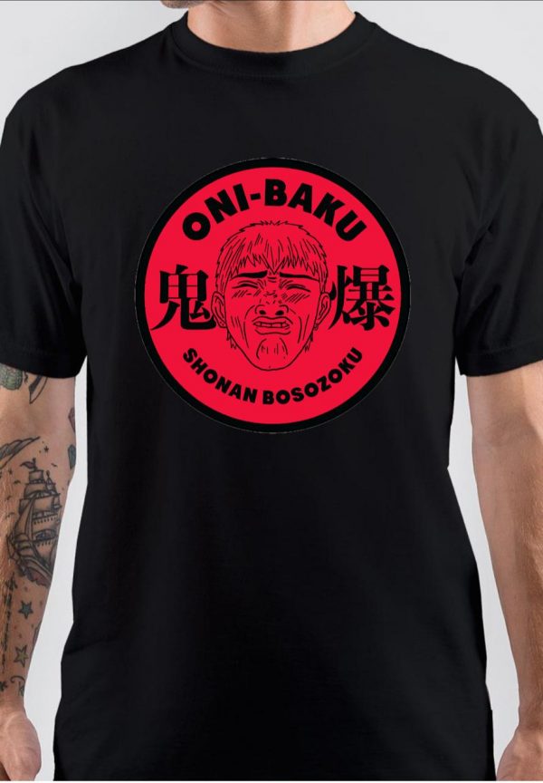 Oni Baku Shonan Bosozoku T-Shirt - Image 2