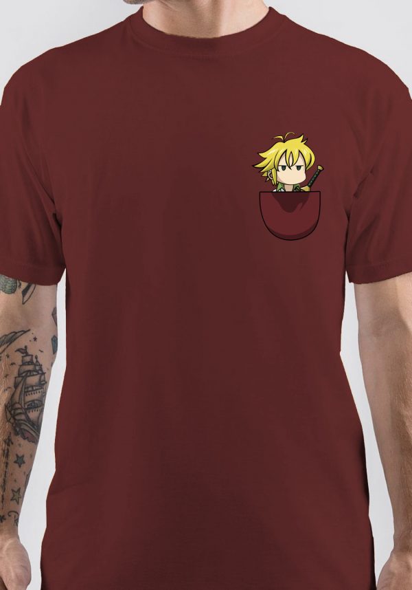 Seven Deadly Sins Long Sleeve Maroon T-Shirt