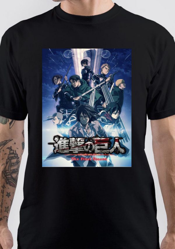 Attack On Titan Black T-Shirt