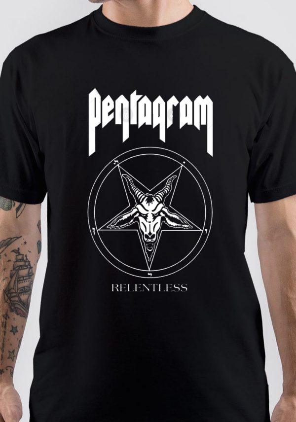 Pentagram Band Black T-Shirt