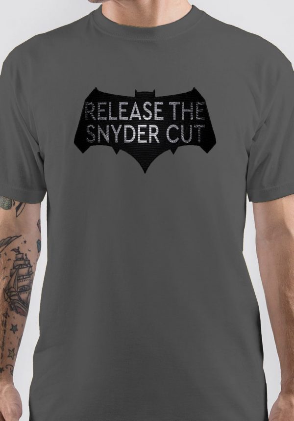 Release The Snyder Cut Charcoal Grey T-Shirt