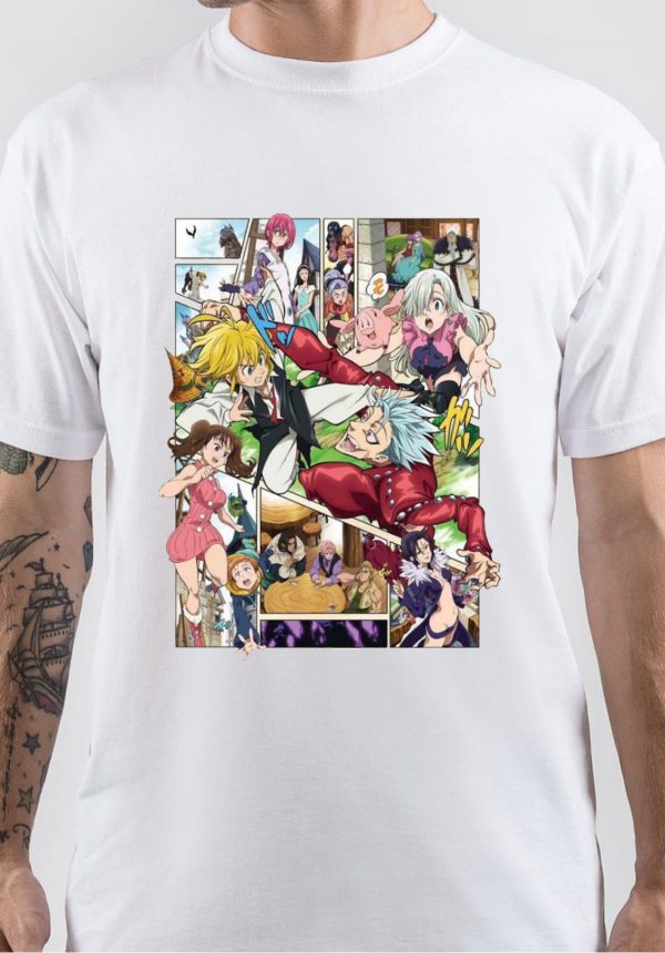 The Seven Deadly Sins White T-Shirt