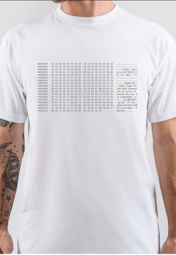 Bitcoin Genesis Block T-Shirt