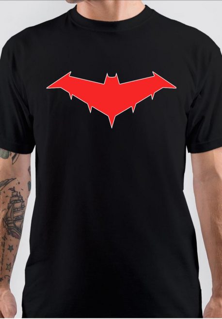 Red Hood Black T-Shirt