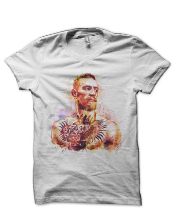 conor mcgregor white shirt