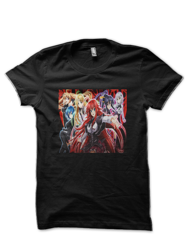 High School Dxd Black T-Shirt | Swag Shirts