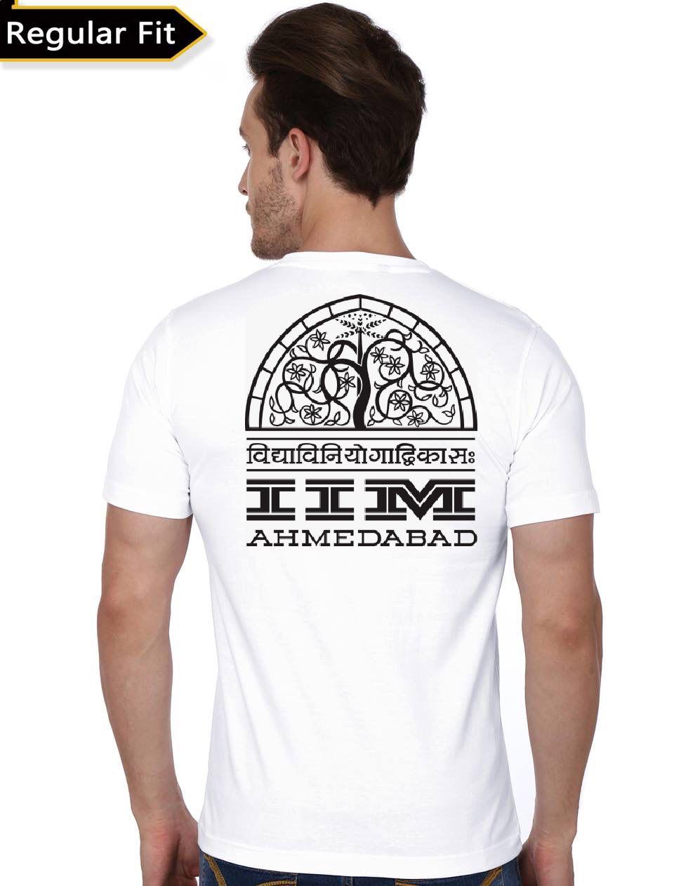 IIM Ahemdabad White T-Shirt