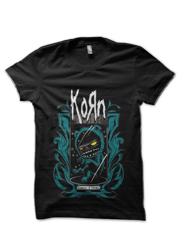 Korn Souvenir Black TShirt Swag Shirts