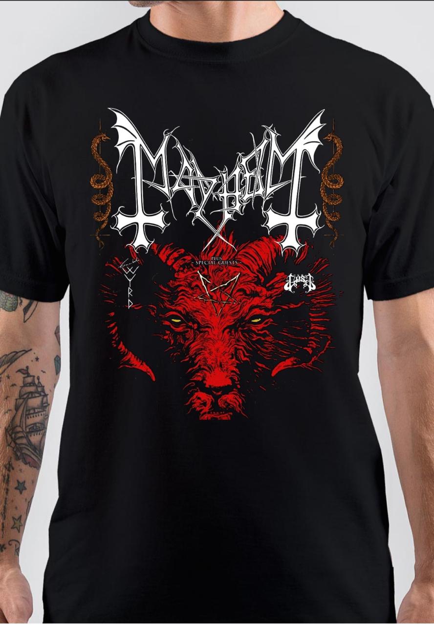 Mayhem Band Black TShirt Swag Shirts