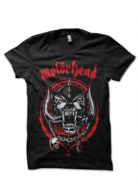 Motorhead Black T-Shirt | Swag Shirts