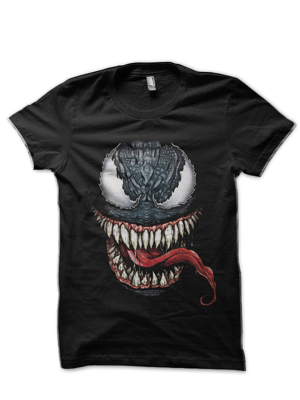 Venom Black T-Shirt | Swag Shirts