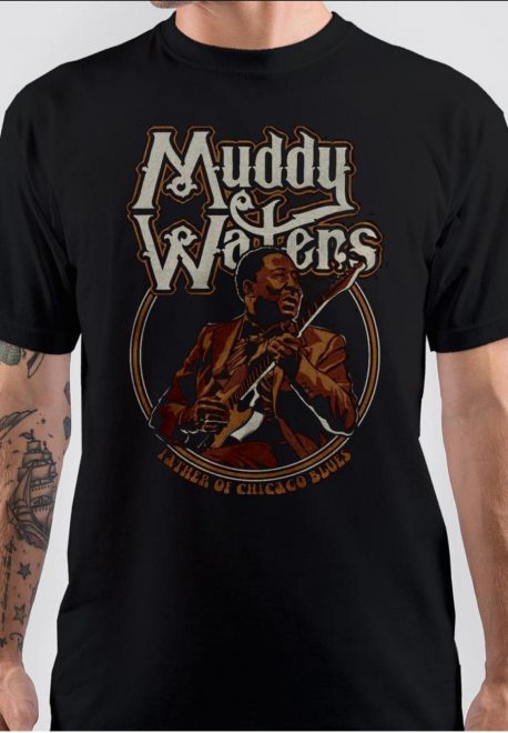 Muddy Waters Black T-shirt - Swag Shirts