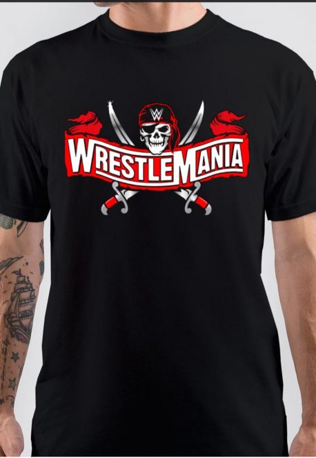 WWE WrestleMania Black T-Shirt | Swag Shirts