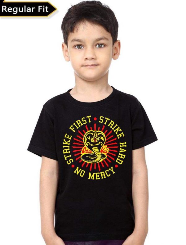 Cobra Kai Half Sleeve Black T-Shirt