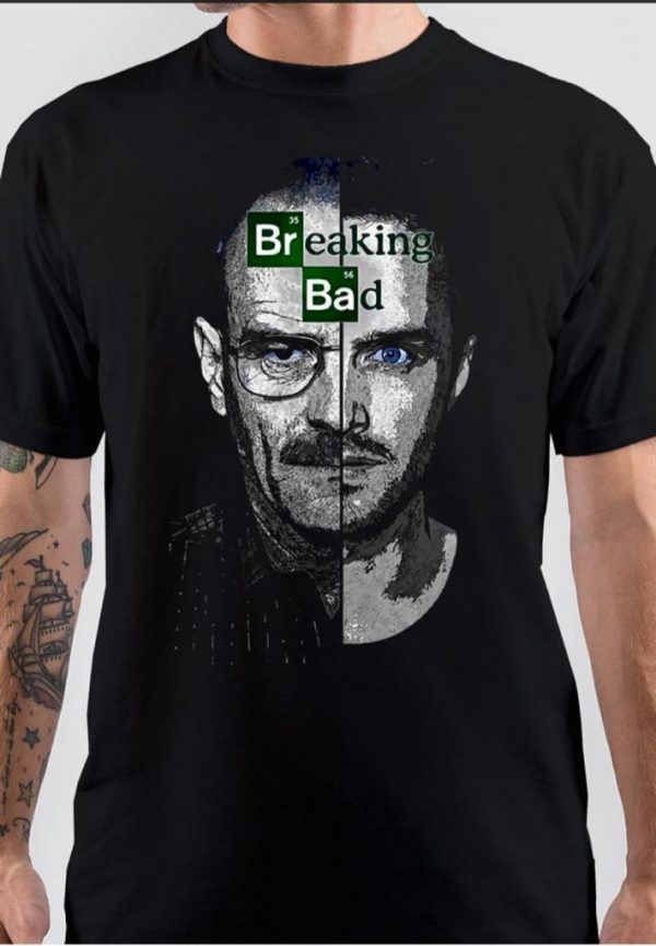 Breaking Bad Half Sleeve Black T-Shirt