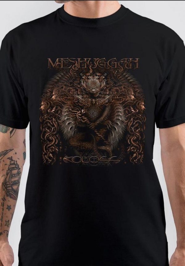 Meshuggah Half Sleeve Black T-Shirt