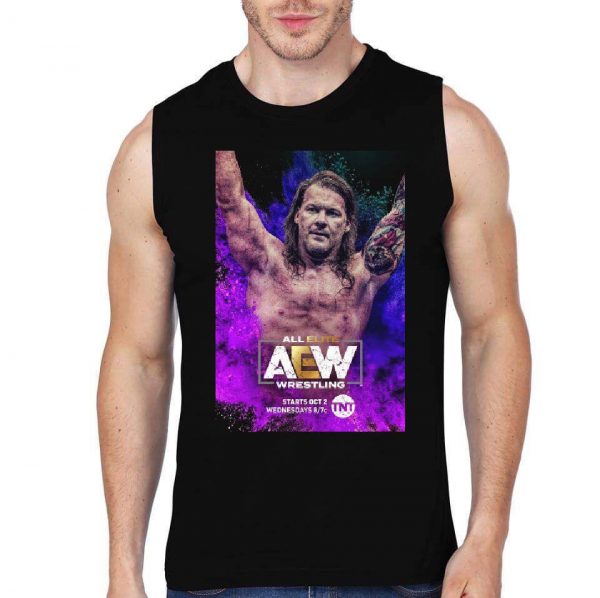 AEW Black Gym Vest