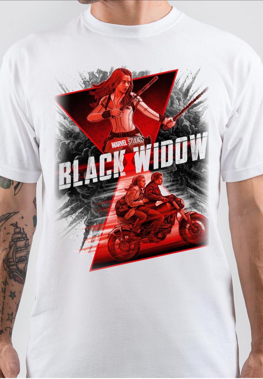 Black Widow White | Swag T-Shirt Shirts