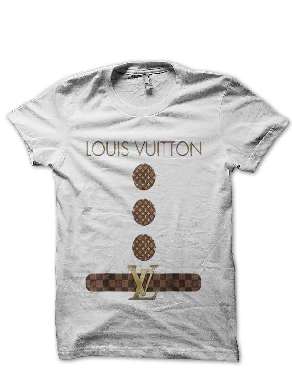 Louis Vuitton LV Logo T Shirt Light Blue – Tenisshop.la