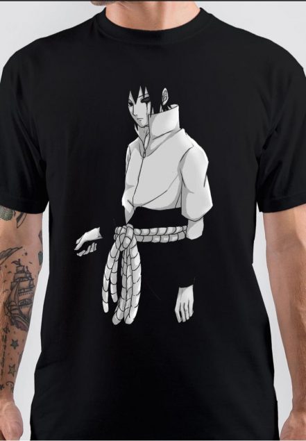 Sasuke Uchiha Black T-Shirt | Swag Shirts