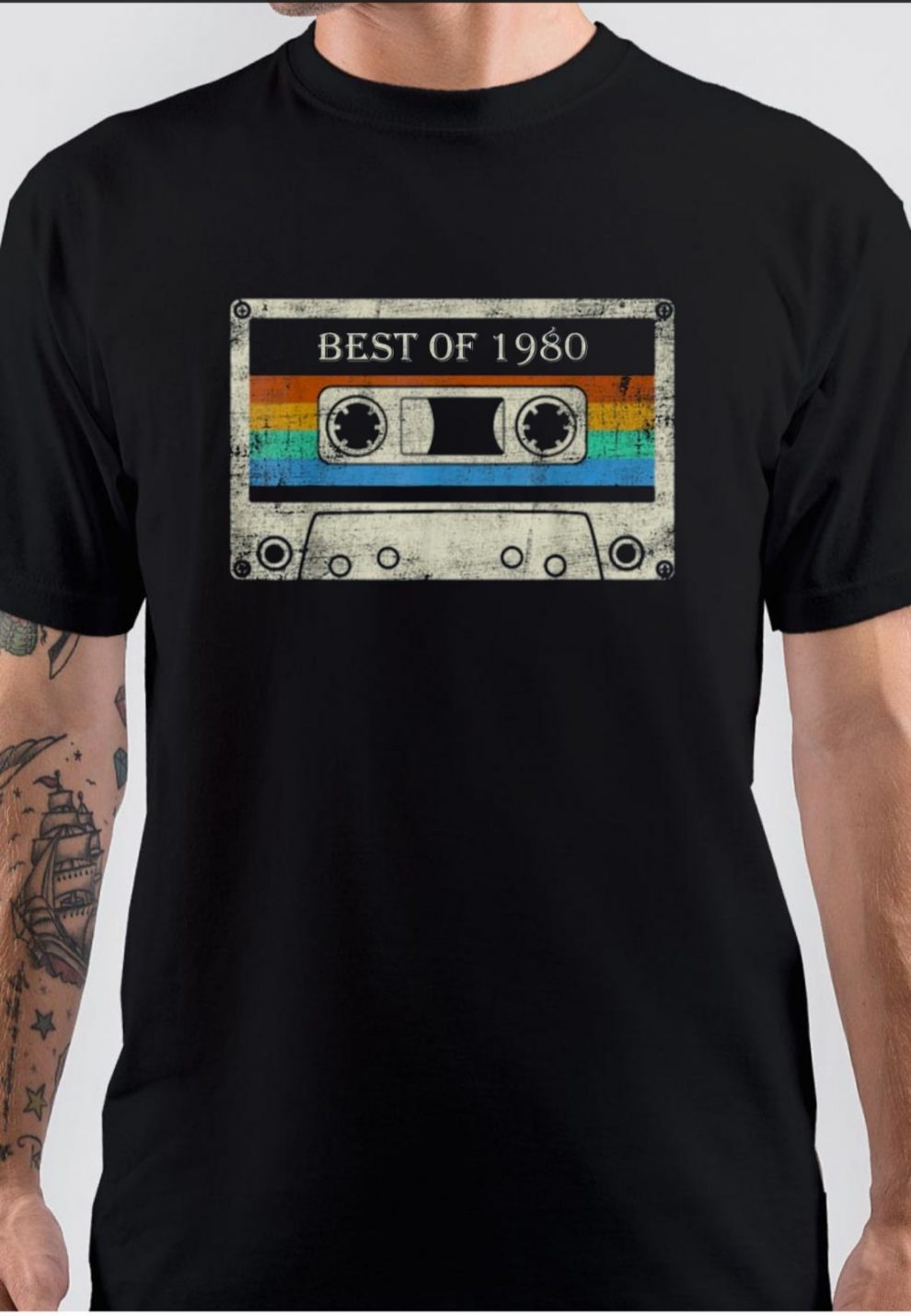 Best Of 1980 Black T-Shirt - Swag Shirts