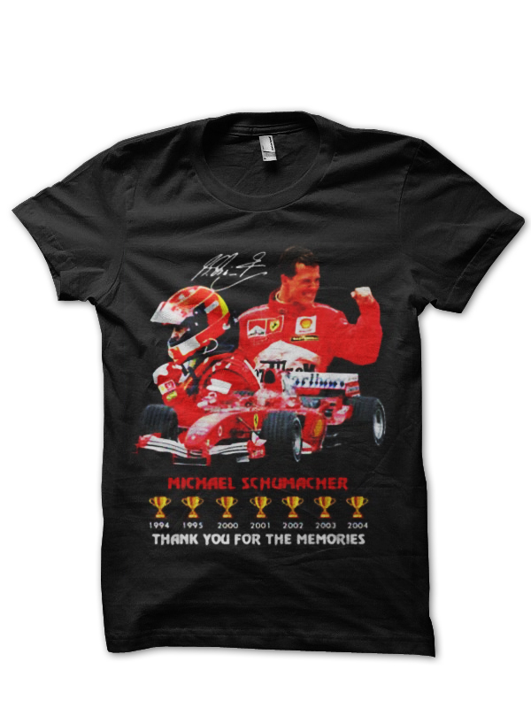Michael Schumacher T-Shirt And Merchandise