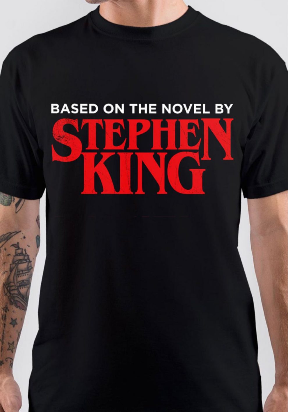 Stephen King Black T-Shirt | Swag Shirts